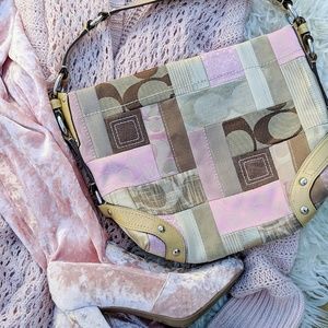 Coach Pink Patchwork Carly Tote C0993-F13720